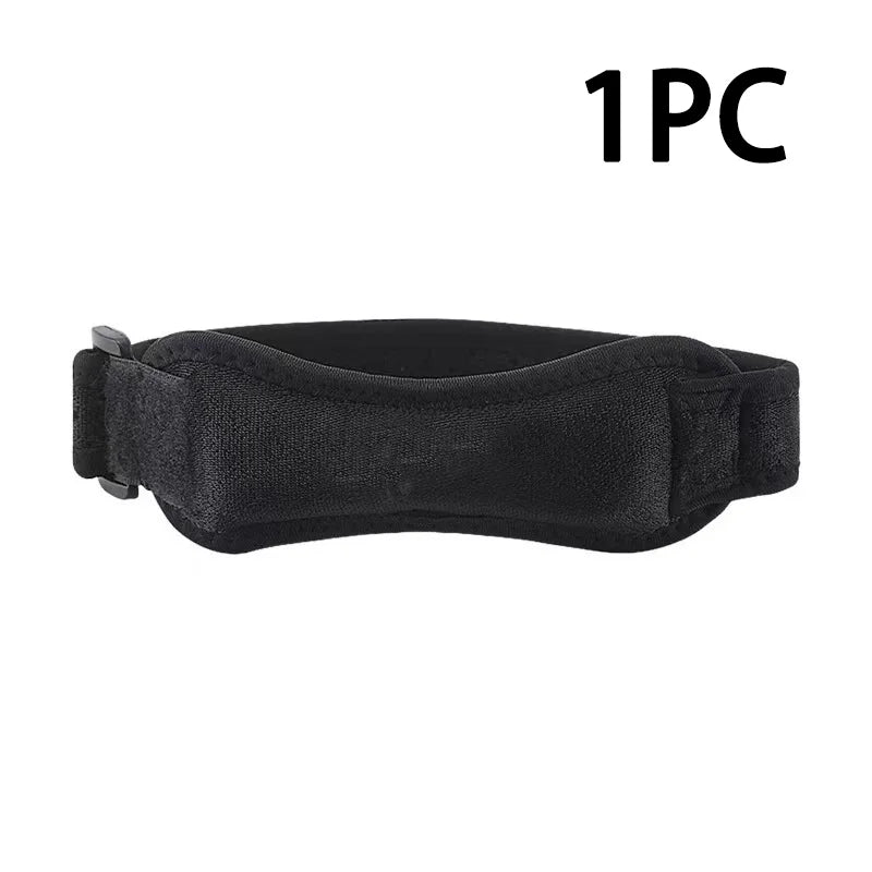 Adjustable Knee Pad for Pain Relief - Patella Stabilizer Brace for Hiking, Soccer, Basketball & Running