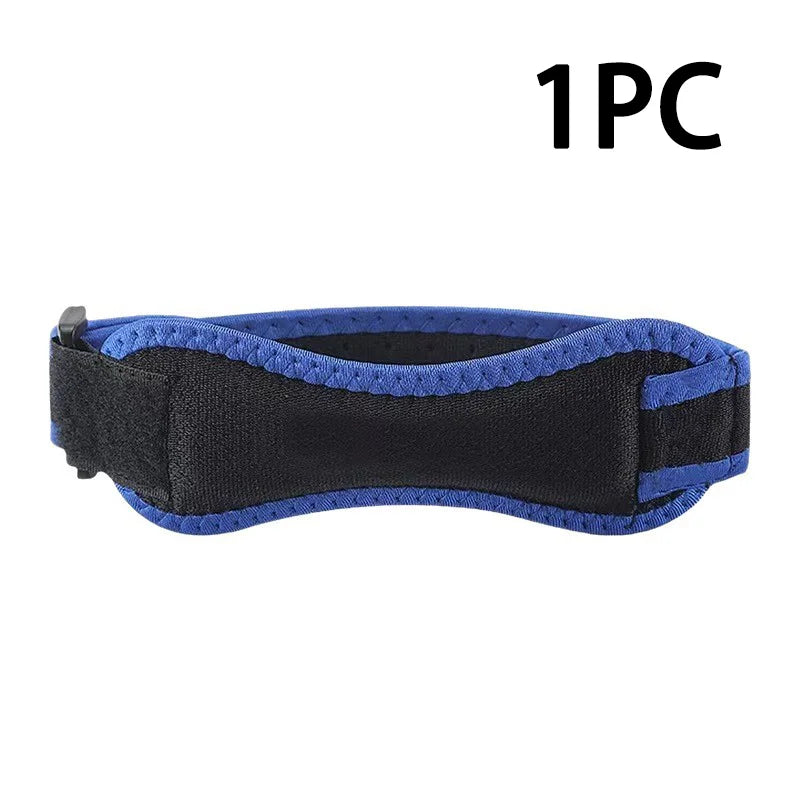 Adjustable Knee Pad for Pain Relief - Patella Stabilizer Brace for Hiking, Soccer, Basketball & Running